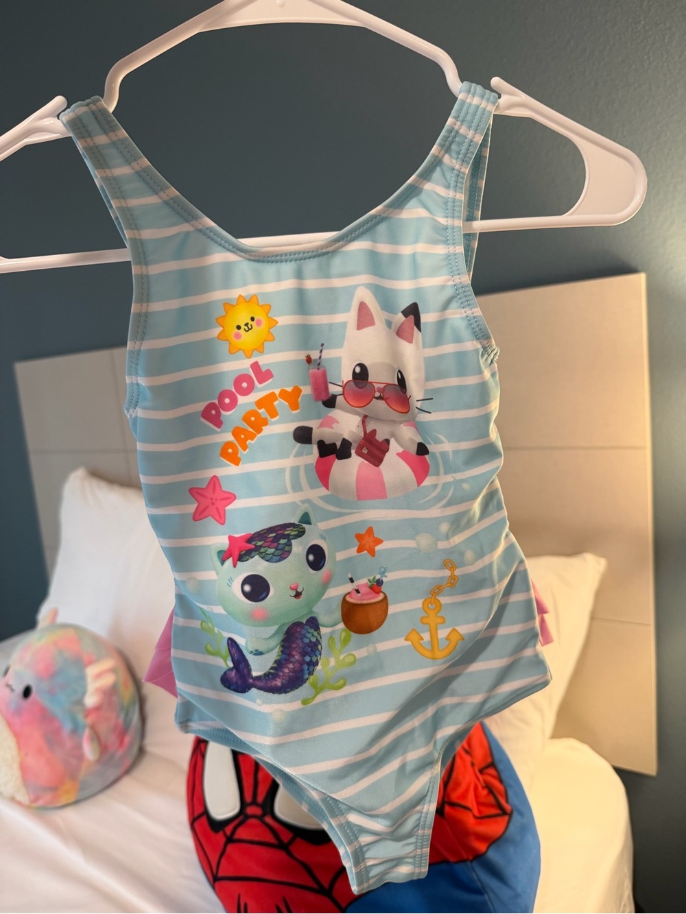 Gabby’s Dollhouse Girls Pool Party One-Piece Swimsuit